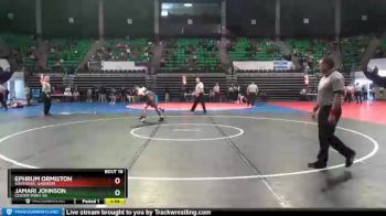 120 lbs Champ. Round 1 - Ephrum Ormiston, Southside, Gadsden vs Jamari Johnson, Center Point HS