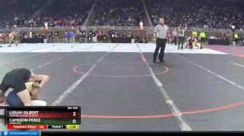 D4-103 lbs Semifinal - Logan Gilbert, Martin-Climax-Scotts vs Cameron Perez, Lakeview