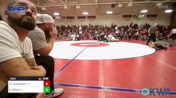 52 lbs Quarterfinal - Dylan Lockwood, Heat vs Emerson Braun, Owasso Takedown Club