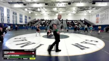 100 lbs Champ. Round 2 - Sphia Zubia, Ayala vs Nayomi Aguilera, Etiwanda