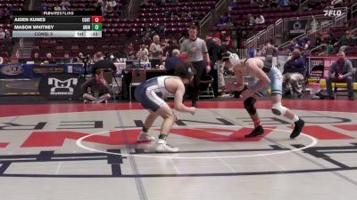 127 lbs Consi 3 - Aiden Kunes, Central Mountain vs Mason Whitney, Abington Heights