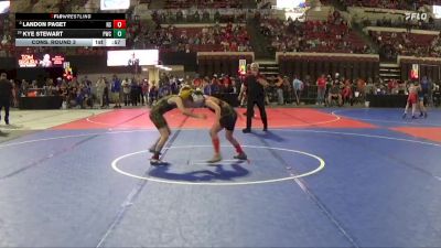 89 lbs Cons. Round 3 - Kye Stewart, Powell Wrestling Club vs Landon Paget, NW Spartans