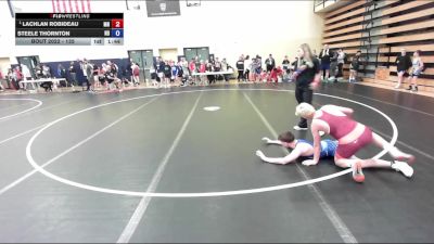 135 lbs Champ. Round 1 - Lachlan Robideau, MN vs Steele Thornton, ND
