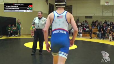 112 lbs Champ. Round 1 - Elias Clemente, Farmersville Falcons vs Colton Meixner, USA Gold