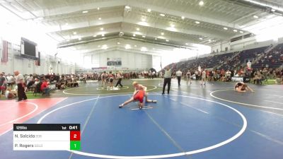 126 lbs Quarterfinal - Nico Salcido, 209 Wr Ac vs Peyton Rogers, Gold Rush Wr Ac