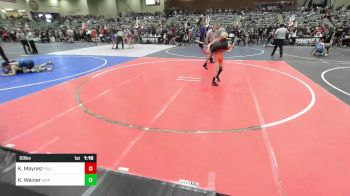 69 lbs Quarterfinal - Kypton Maynez, Fallon Outlaws WC vs Kirin Weiner, Sierra Sabers