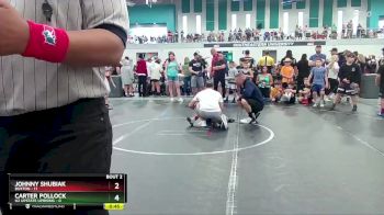 56 lbs Round 1 (6 Team) - Johnny Shubiak, Buxton vs Carter Pollock, U2 Upstate Uprising