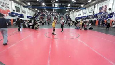 112 lbs Cons. Round 2 - Zada Castro, Livewire vs Jacelyn Casas, Threshold Wrestling Club