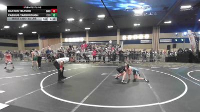 82 lbs Round Of 32 - Daxton Telford, Sanderson Wr Ac vs Cassius Yarborough, Lv Bears