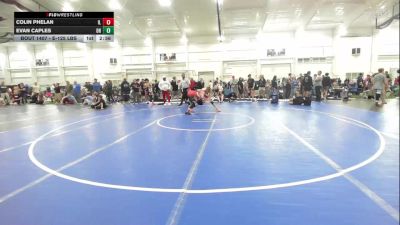 E-125 lbs Round Of 16 - Colin Phelan, IL vs Evan Caples, OH