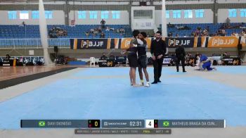 Davi Dionisio vs Matheus Braga 2026 PBJJF South American Jiu-Jitsu Championship