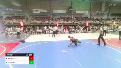 87 lbs Rr Rnd 4 - Brevyn Bonilla, Brush Wrestling Club vs Aiden Garcia, Bear Creek Jr. WC