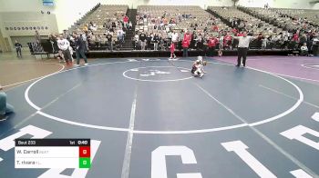 52-B lbs Round Of 16 - William Carroll, Buxton (NJ) vs Tanner Rivara, F.L.O.W.