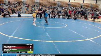 165 lbs Cons. Round 3 - Treveon Owens, MN-West CC vs Jacob Vasques, Cloud County