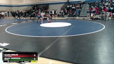 127 lbs Cons. Round 2 - Brady Anderson, Becker vs Alijah Hibbler, Coon Rapids