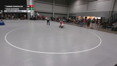 138 lbs Cons. Sub-quarters - Conner Chancellor, Team Tulsa Wrestling Club vs Noah Wuthnow, Abilene Kids Wrestling Club