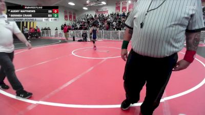 110 lbs Champ. Round 2 - Serineh Crane, Hoover/Glendale vs Audry Matthews, Santa Rosa Academy