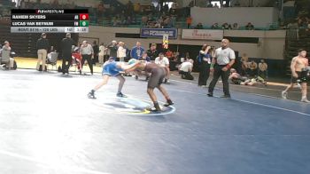 120 lbs Quarterfinal - Rahiem Skyers, Ashley Ridge vs Lucas Van Beynum, Fort Mill