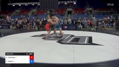 170 lbs Rnd Of 64 - Xander Zollinger, Idaho vs Trayle Talbot, Nevada