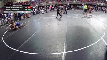 138 lbs Cons. Round 3 - Aubry Hernandez Avia, Gibbon Wrestling Club vs Makena Mielbeck, Crawford Jr. Wrestling