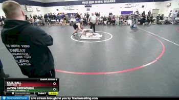 160 lbs Round 1 (32 Team) - Ayden Greenough, Columbia (Burbank) vs Kael Ball, Kennewick