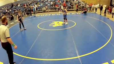 12U Boys - 108 lbs Champ. Round 2 - Benito Delgado, Red Cobra Wrestling Academy vs Brady Cole, Midwest Xtreme Wrestling