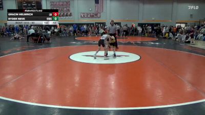 60 lbs Champ. Round 1 - Gracin Helmrich, Lisbon Matpack vs Ryder Neve, VS Viking Wrestling Club