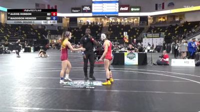 103 lbs Cons. Round 2 - Alexis Dobson, New England College vs Maddison Heinzer, Colorado Mesa University