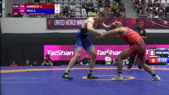 79 kg Round 3 - Evan Wick, USA vs Jose Ambrocio, PER