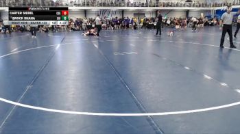 Silver 133 lbs Champ. Round 1 - Carter Siebel, Coe vs Brock Shaha, Upper Iowa