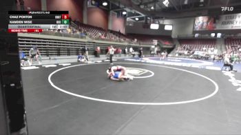 174 lbs Quarterfinal - Kamden Wise, Barton Community College vs Chaz Ponton, Unattached