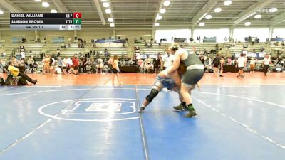 285 lbs Rr Rnd 1 - Daniel Williams, 4M Power - HSB vs Jamison Brown, Attrition Wrestling Scar - HSB