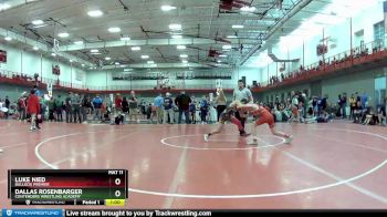 95 lbs Cons. Round 6 - Dallas Rosenbarger, Contenders Wrestling Academy vs Luke Nied, Bulldog Premier