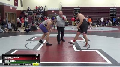 285 lbs Round 2 - Aaron Peyton, Roland-Story vs Sevy Redel, Alburnett