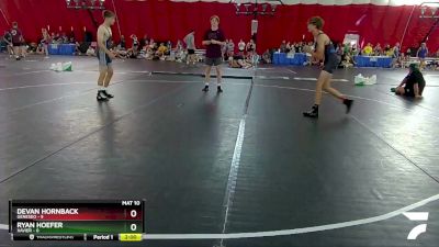 120 lbs Round 1 (16 Team) - Devan Hornback, Geneseo vs Ryan Hoefer, Xavier