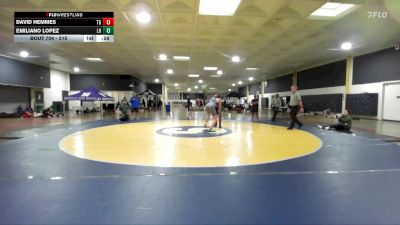 215 lbs Cons. Round 2 - David Hemmes, Trabuco Hills vs Emiliano Lopez, La Habra