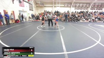 126 lbs Champ. Round 1 - Julisa Volk, Coolidge vs Ainsley Hepworth, Marana High School