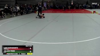 45 lbs Cons. Round 3 - Liam Mathiowetz, Wabasso vs Colson Pedri, K-M
