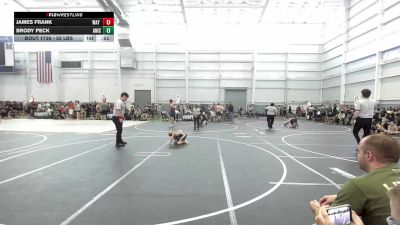 55 lbs Semifinal - James Frank, Way Out West vs Brody Peck, Aniciete TC