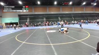 120 lbs Cons. Round 4 - Joseph Scheer, Pahrump Valley vs Zaiden Hill, Mcqueen