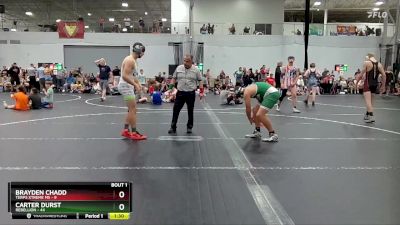 160 lbs Round 1 (6 Team) - Brayden Chadd, Terps Xtreme MS vs Carter Durst, Rebellion