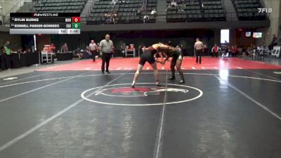 184 lbs 5th Place Match - Ronnell Parker-borrero, Evergreen State College vs Rylin Burns, Montana State-Northern