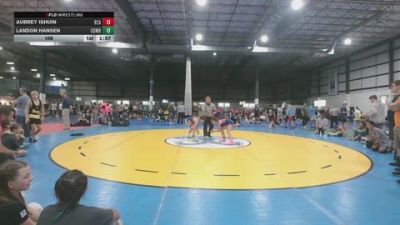 106 lbs Quarterfinals (8 Team) - Landon Hansen, COMBAT ATHLETICS vs Aubrey Ishuin, BELIEVE TO ACHIEVE