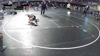 89 lbs Cons. Round 1 - Kendall Brecks, 308 Wrestling Academy vs Aliyah Lopez, Warrior Wrestling Academy