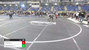 141 lbs Rr Rnd 2 - Kaleb Young, Routt County WC vs Parker Ballantyne, Westlake HS