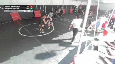 135 lbs Quarterfinal - Ingrid Velazquez, Villa Park High School vs Jazzalynn Ramirez, Nomad Wrestling Club