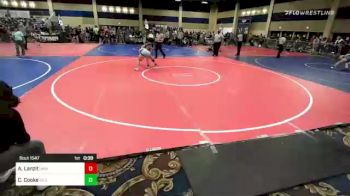 136 lbs Consi Of 16 #2 - Audrey Lanzit, Ukiah WC vs Celina Cooke, Silver State Wr Ac