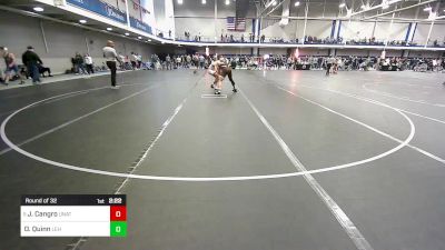 165 lbs Round Of 32 - Joseph Cangro, Unattached-Unrostered vs Owen Quinn, Lehigh