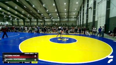 117 lbs Quarterfinal - Victoria Macias, IL vs Zachara Montenegro, WA