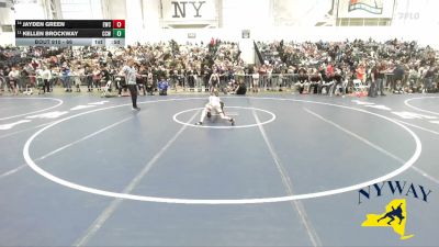 66 lbs Cons. Round 3 - Kellen Brockway, Crown City Wrestling vs Jayden Green, Eden Wrestling Club